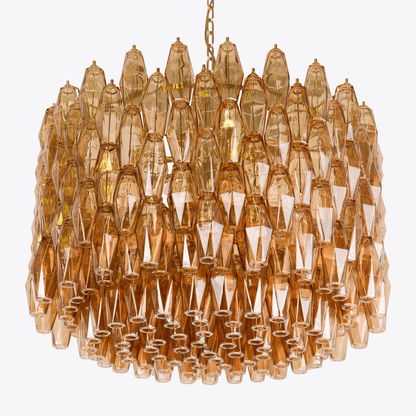 Sorrento Drum Chandelier - Elegant Design with Adjustable Height & LED