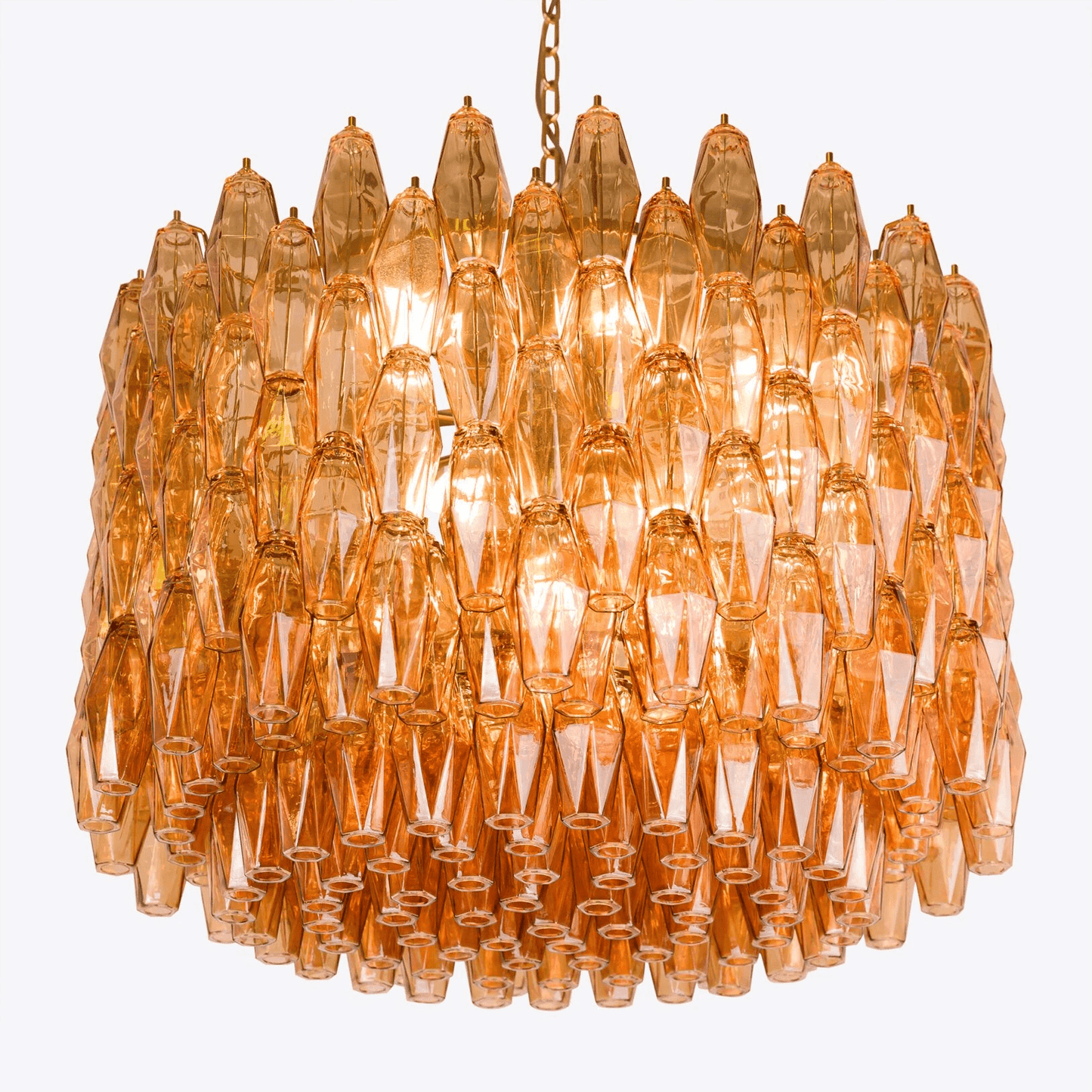 Sorrento Drum Chandelier - Elegant Design with Adjustable Height & LED