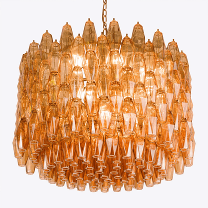 Sorrento Drum Chandelier - Elegant Design with Adjustable Height & LED