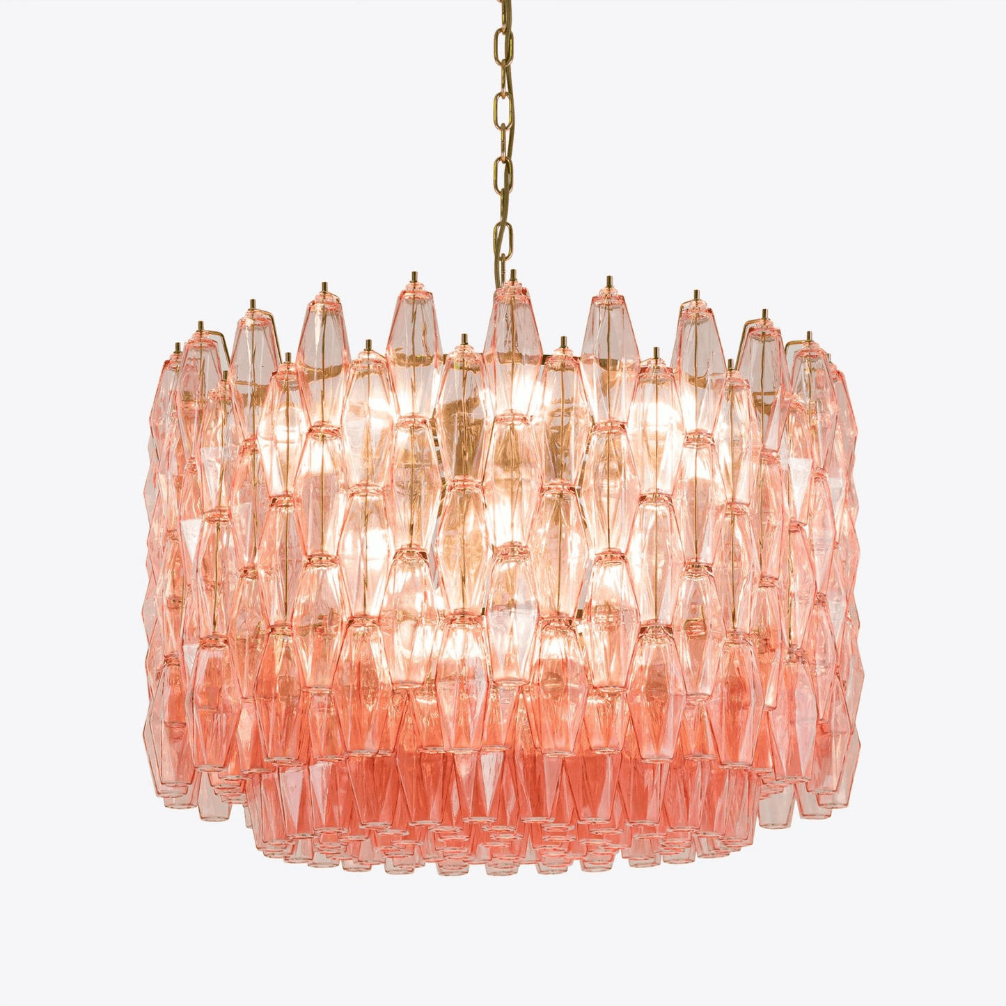 Sorrento Drum Chandelier - Elegant Design with Adjustable Height & LED