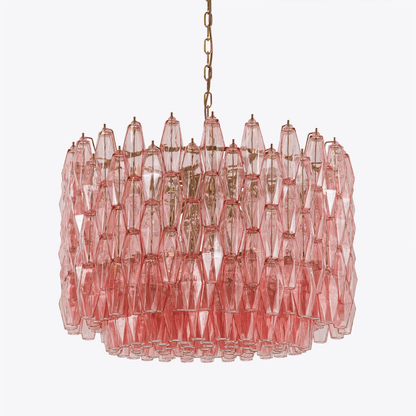 Sorrento Drum Chandelier - Elegant Design with Adjustable Height & LED