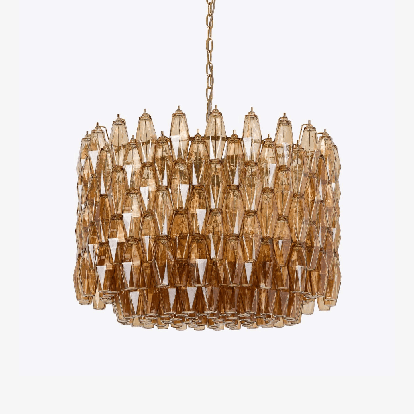 Sorrento Drum Chandelier - Elegant Design with Adjustable Height & LED
