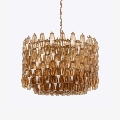 Sorrento Drum Chandelier - Elegant Design with Adjustable Height & LED