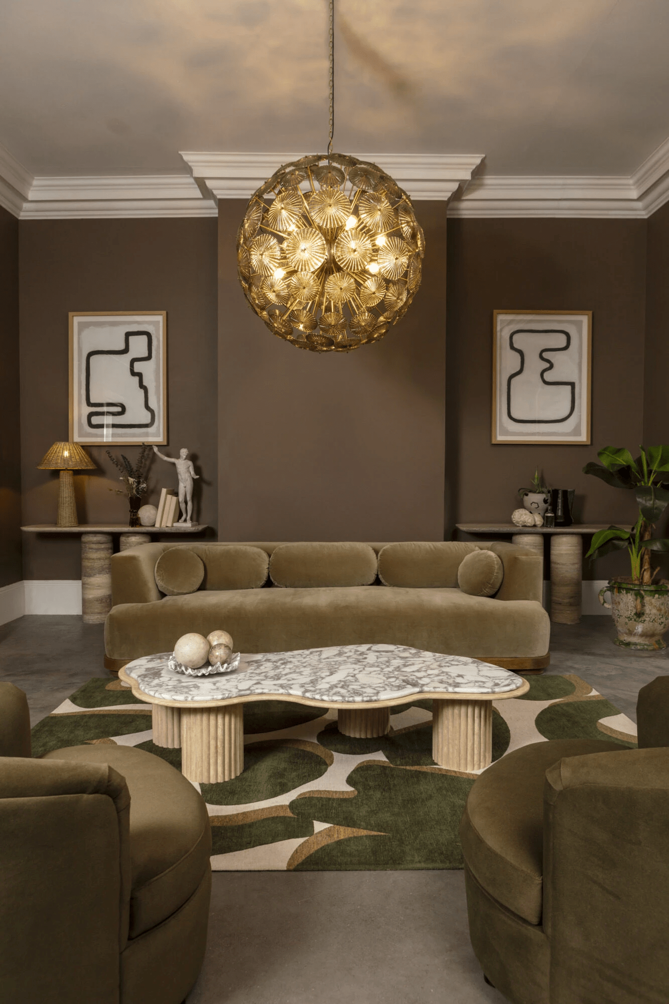 Vicenza Sputnik Chandelier - Modern Design with Adjustable Arms & LED