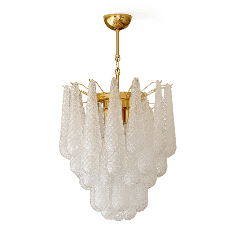 Viola Drop Chandelier - Elegant Design with Adjustable Height & Crysta