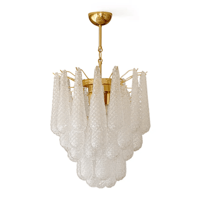 Viola Drop Chandelier - Elegant Design with Adjustable Height & Crysta