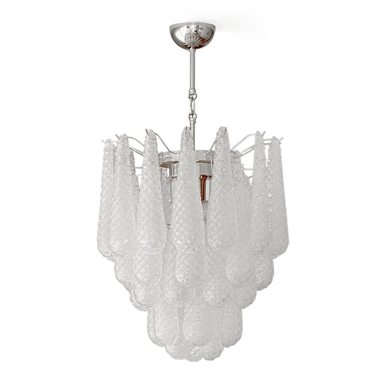 Viola Drop Chandelier - Elegant Design with Adjustable Height & Crysta
