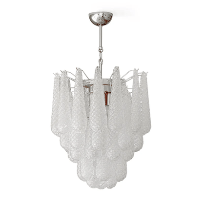 Viola Drop Chandelier - Elegant Design with Adjustable Height & Crysta