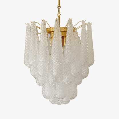 Viola Drop Chandelier - Elegant Design with Adjustable Height & Crysta