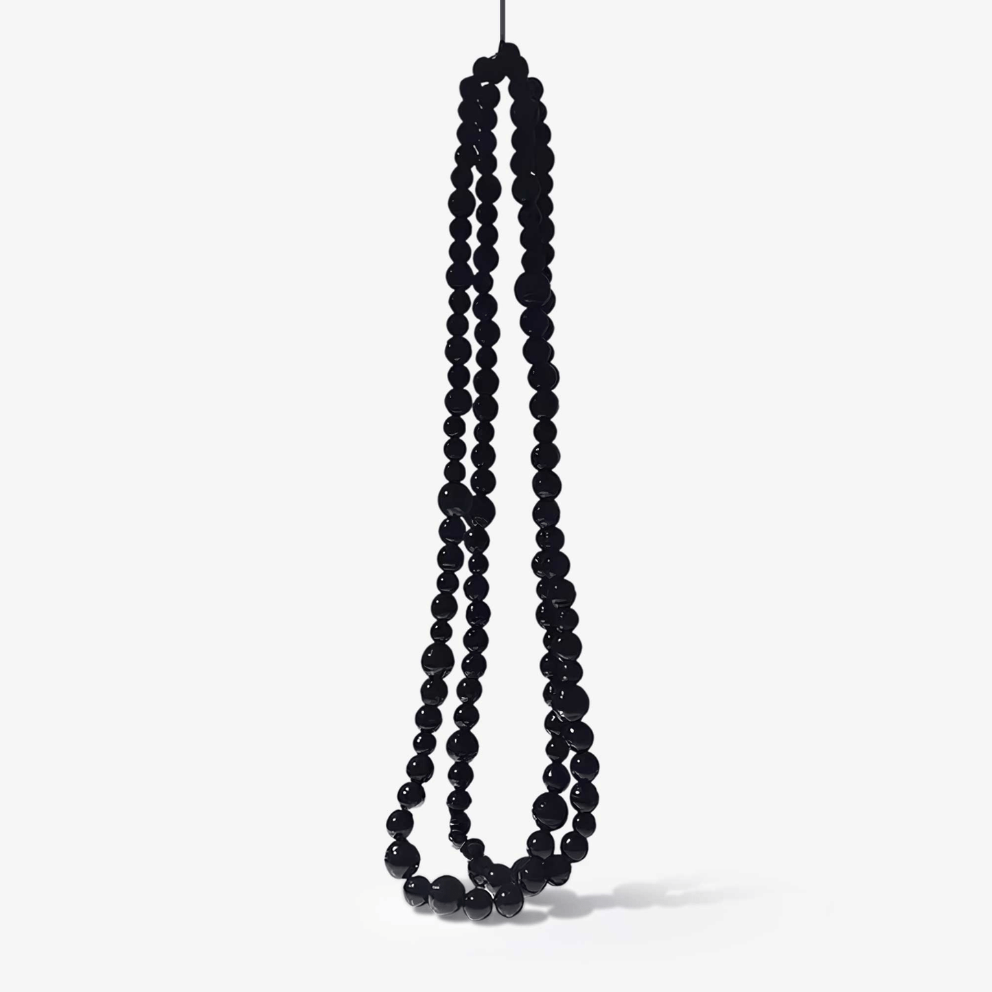 Cosmic Beads Chandelier - Elegant Design with Adjustable Height & LED