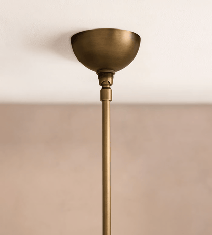 Cara Alabaster Chandelier - Elegant Design with Adjustable Height & LE