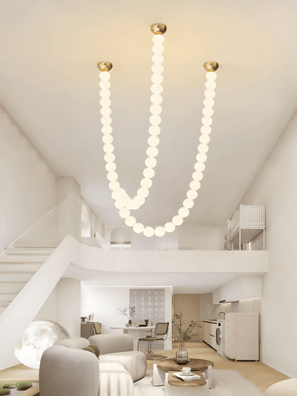 Halti Acrylic Chandelier Necklace - Elegant Design, Lightweight & Dura
