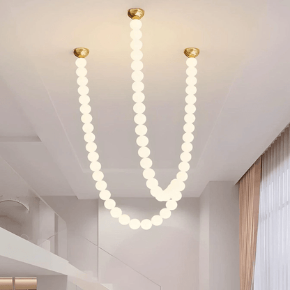 Halti Acrylic Chandelier Necklace - Elegant Design, Lightweight & Dura