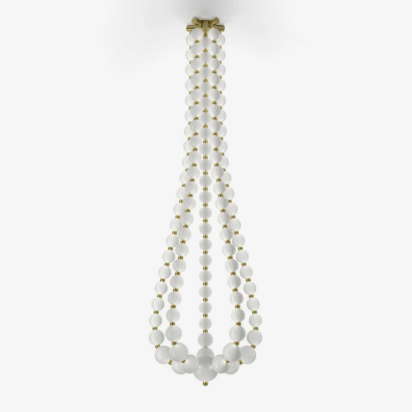 Halti Acrylic Chandelier Necklace - Elegant Design, Lightweight & Dura