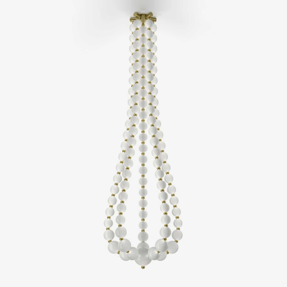 Halti Acrylic Chandelier Necklace - Elegant Design, Lightweight & Dura