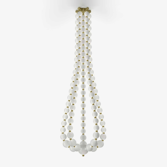 Halti Acrylic Chandelier Necklace - Elegant Design, Lightweight & Dura