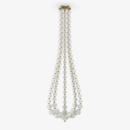 Halti Acrylic Chandelier Necklace - Elegant Design, Lightweight & Dura