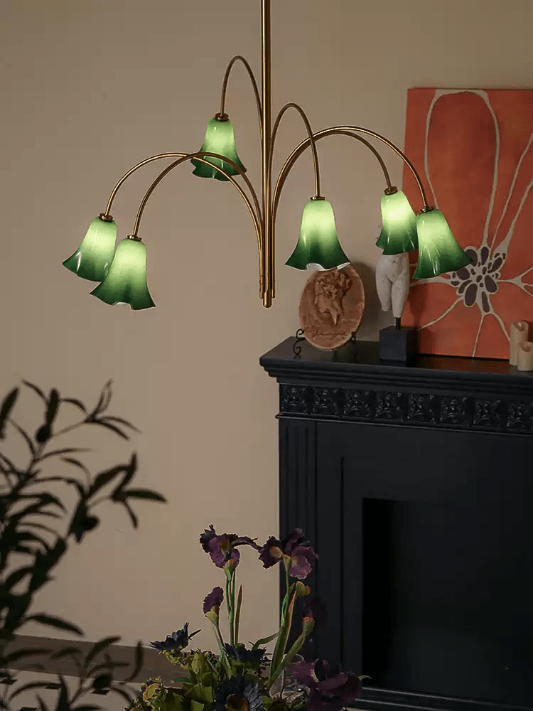 Willow Belle Chandelier - Elegant Lighting with Adjustable Height & Cr