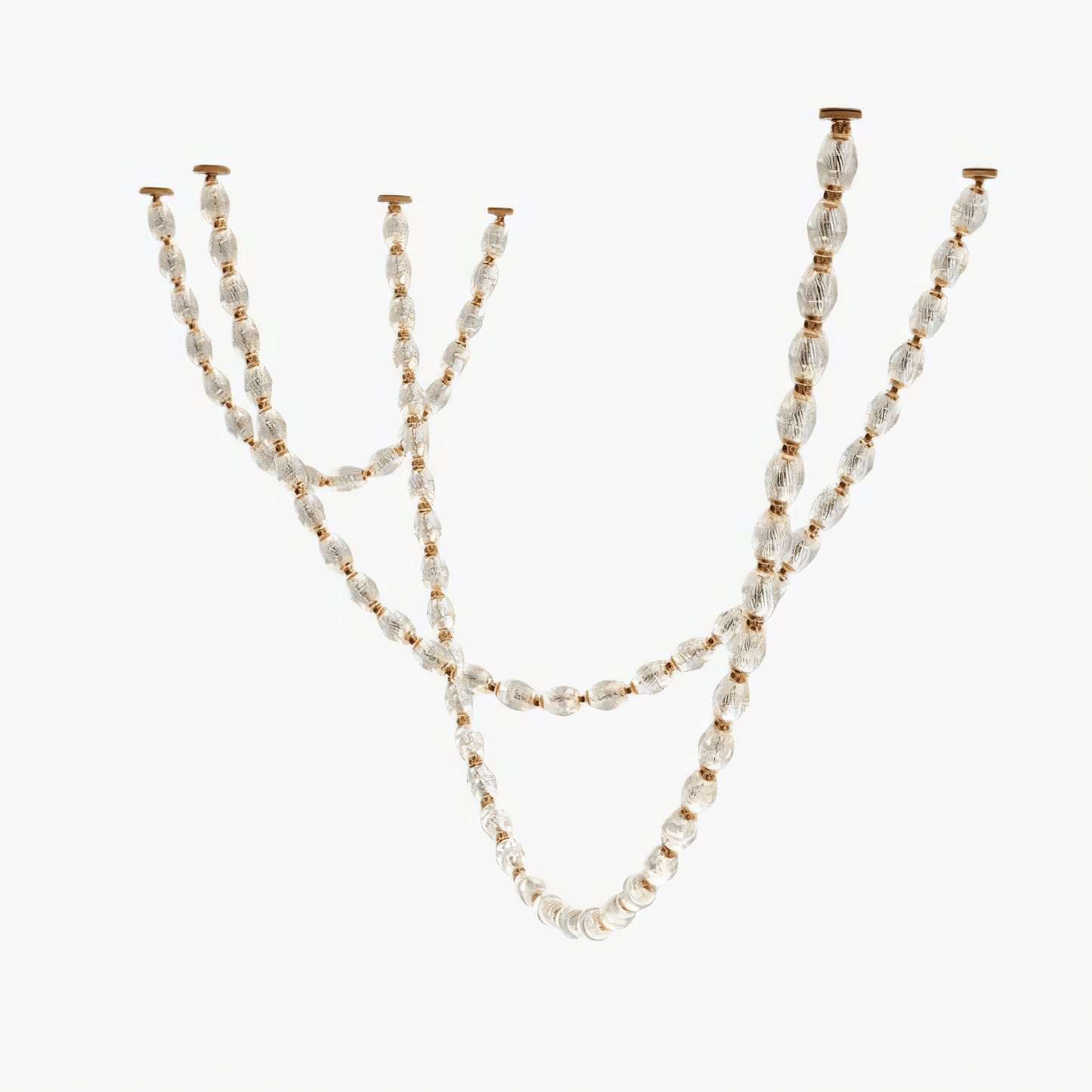 Riviere Chain Chandelier - Elegant Design, Adjustable Height, LED Comp