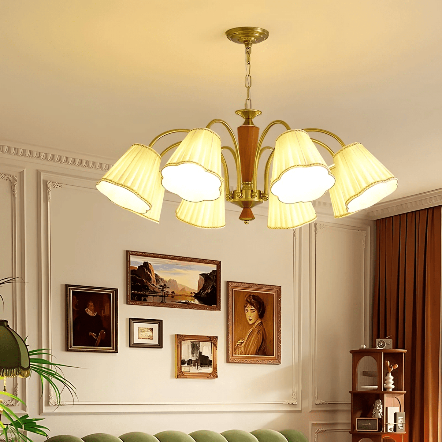 Bellora Bloom Crystal Chandelier - Elegant Design with Adjustable Heig
