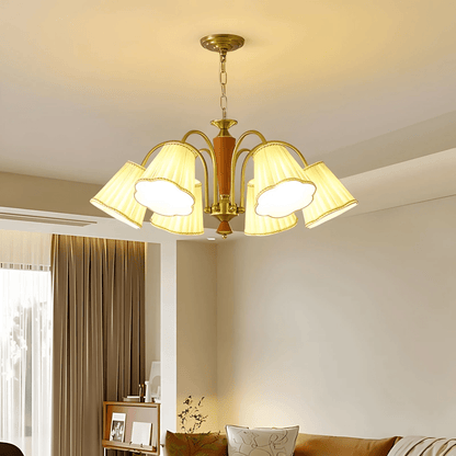 Bellora Bloom Crystal Chandelier - Elegant Design with Adjustable Heig