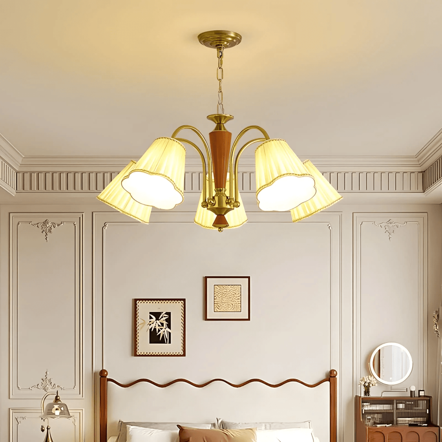 Bellora Bloom Crystal Chandelier - Elegant Design with Adjustable Heig