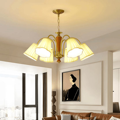 Bellora Bloom Crystal Chandelier - Elegant Design with Adjustable Heig