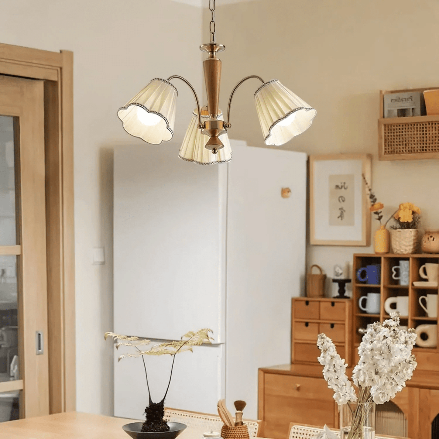 Bellora Bloom Crystal Chandelier - Elegant Design with Adjustable Heig