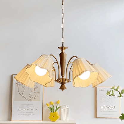 Bellora Bloom Crystal Chandelier - Elegant Design with Adjustable Heig