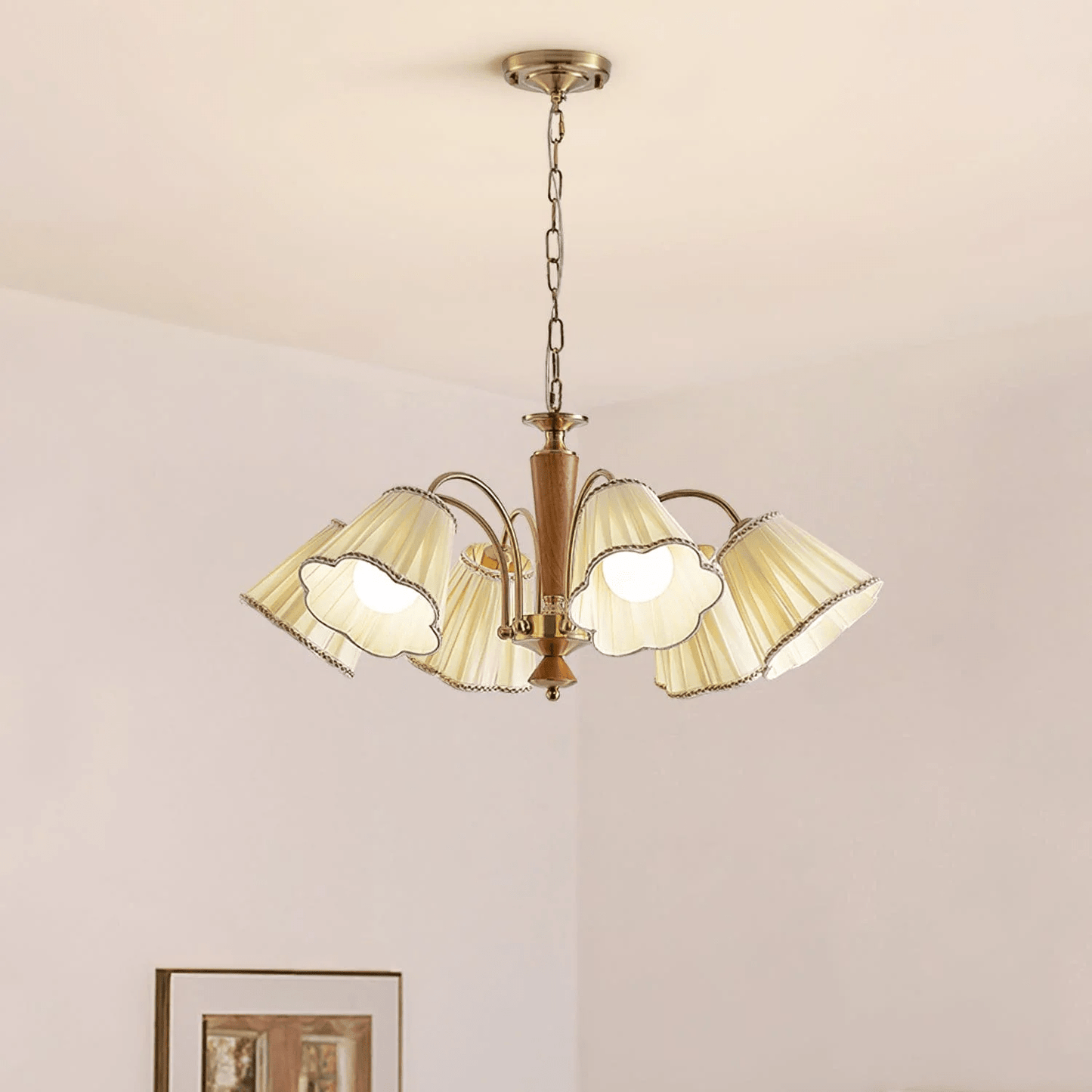 Bellora Bloom Crystal Chandelier - Elegant Design with Adjustable Heig