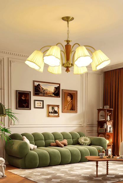Bellora Bloom Crystal Chandelier - Elegant Design with Adjustable Heig