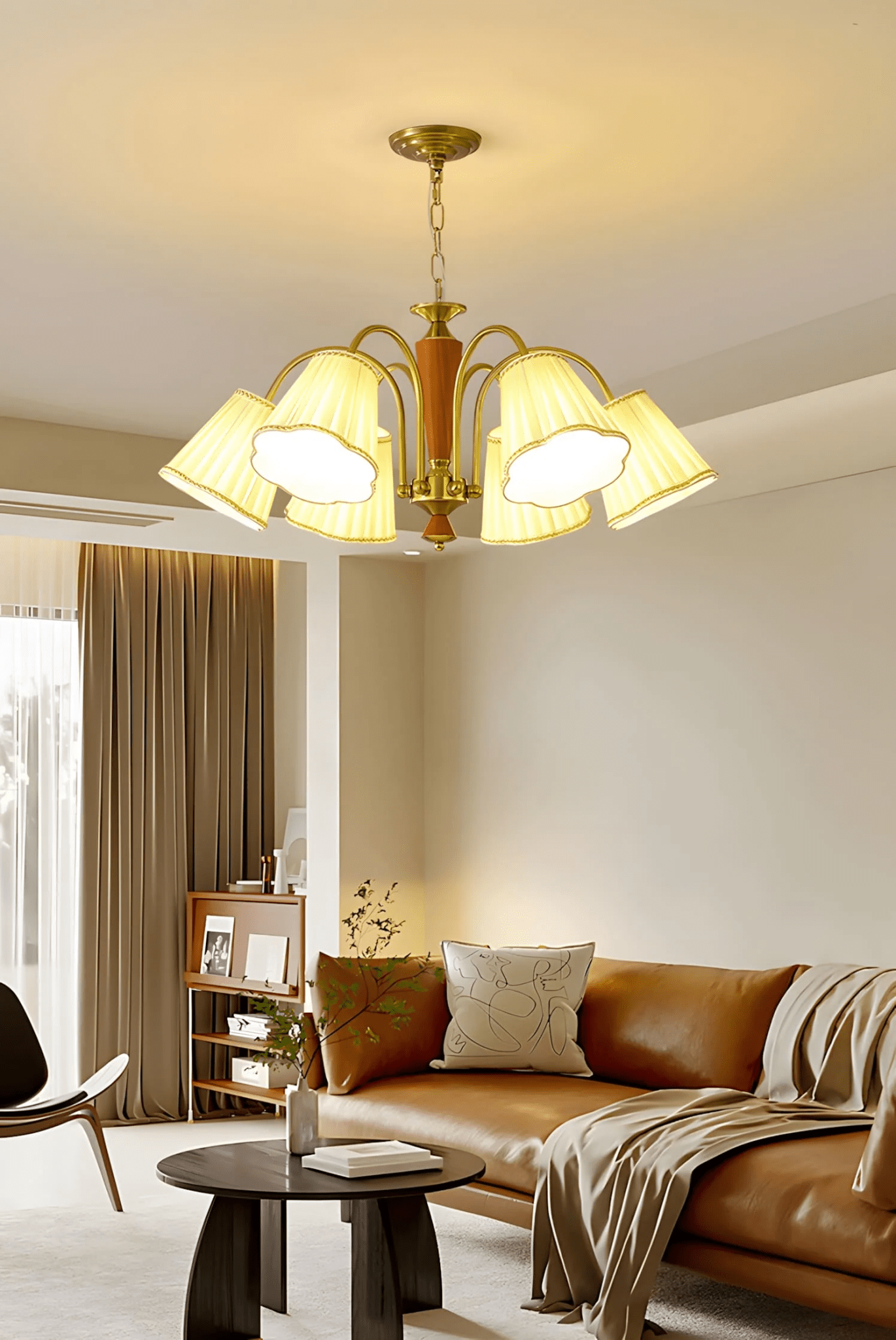 Bellora Bloom Crystal Chandelier - Elegant Design with Adjustable Heig