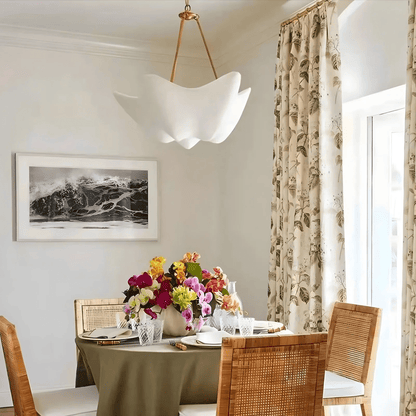 Luvonea Plaster Chandelier - Elegant Design with Adjustable Height & L