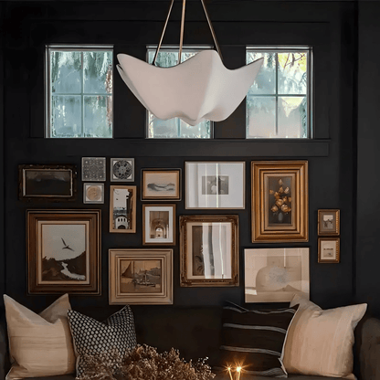 Luvonea Plaster Chandelier - Elegant Design with Adjustable Height & L