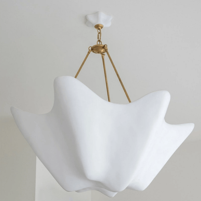 Luvonea Plaster Chandelier - Elegant Design with Adjustable Height & L