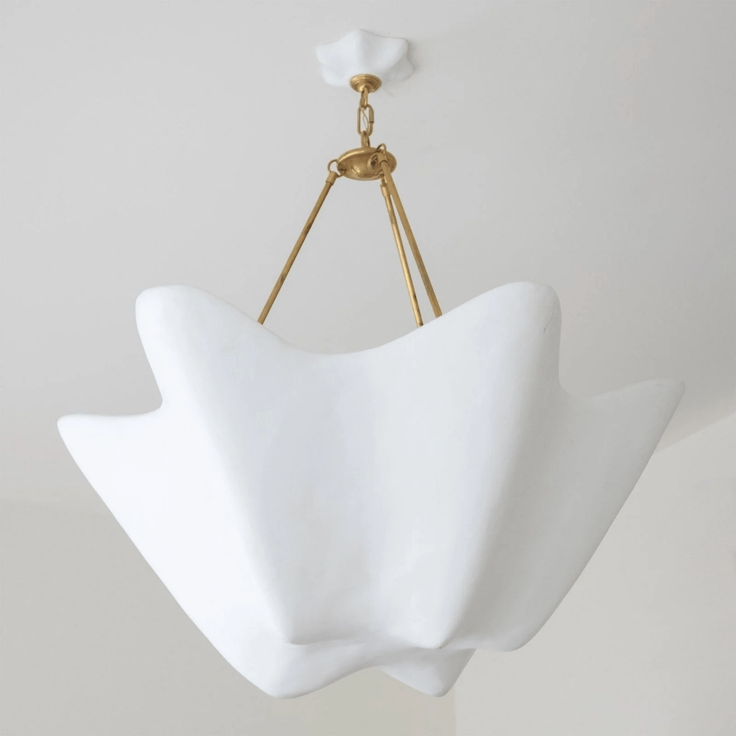 Luvonea Plaster Chandelier - Elegant Design with Adjustable Height & L