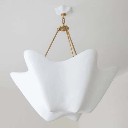 Luvonea Plaster Chandelier - Elegant Design with Adjustable Height & L