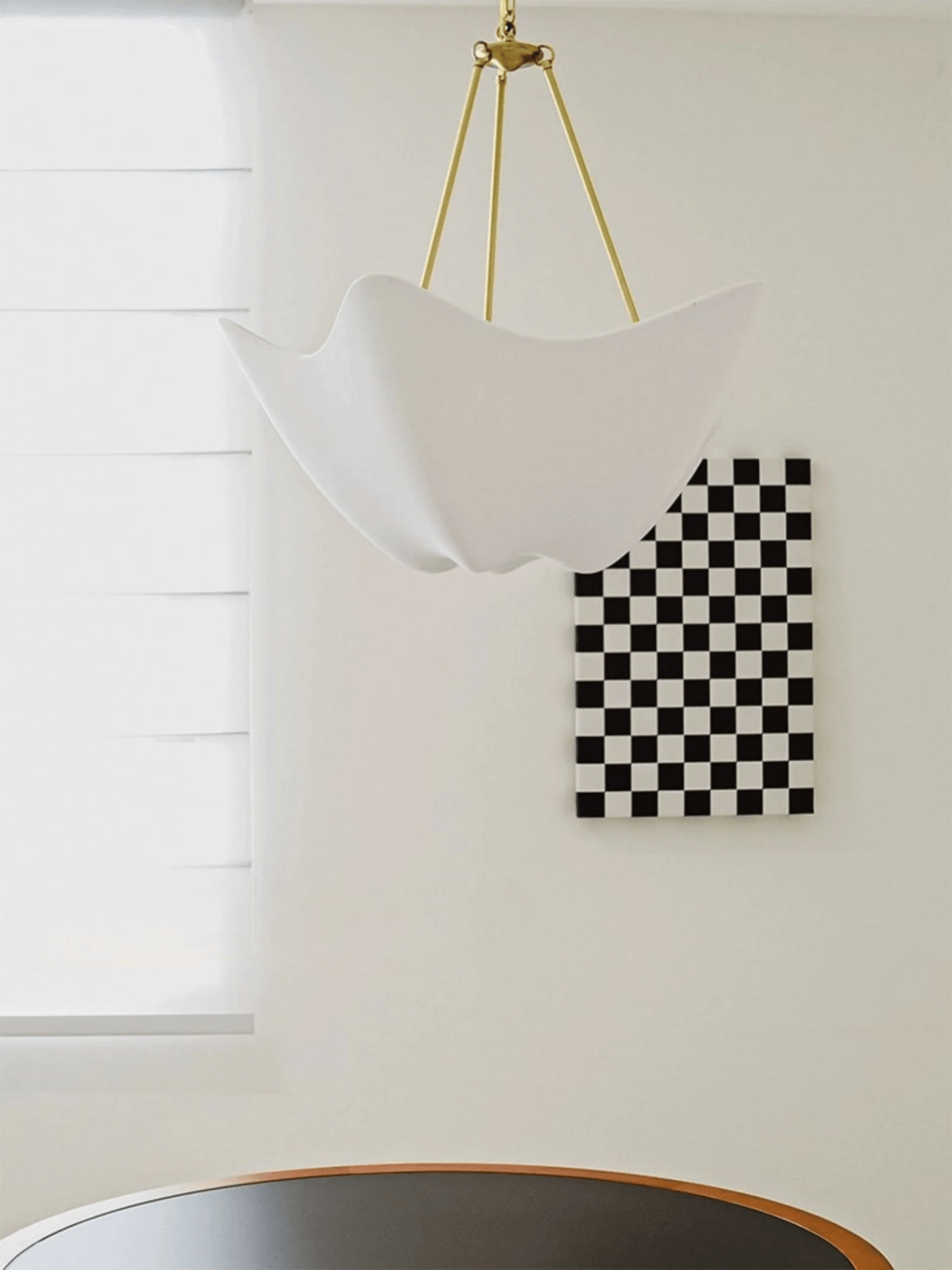 Luvonea Plaster Chandelier - Elegant Design with Adjustable Height & L