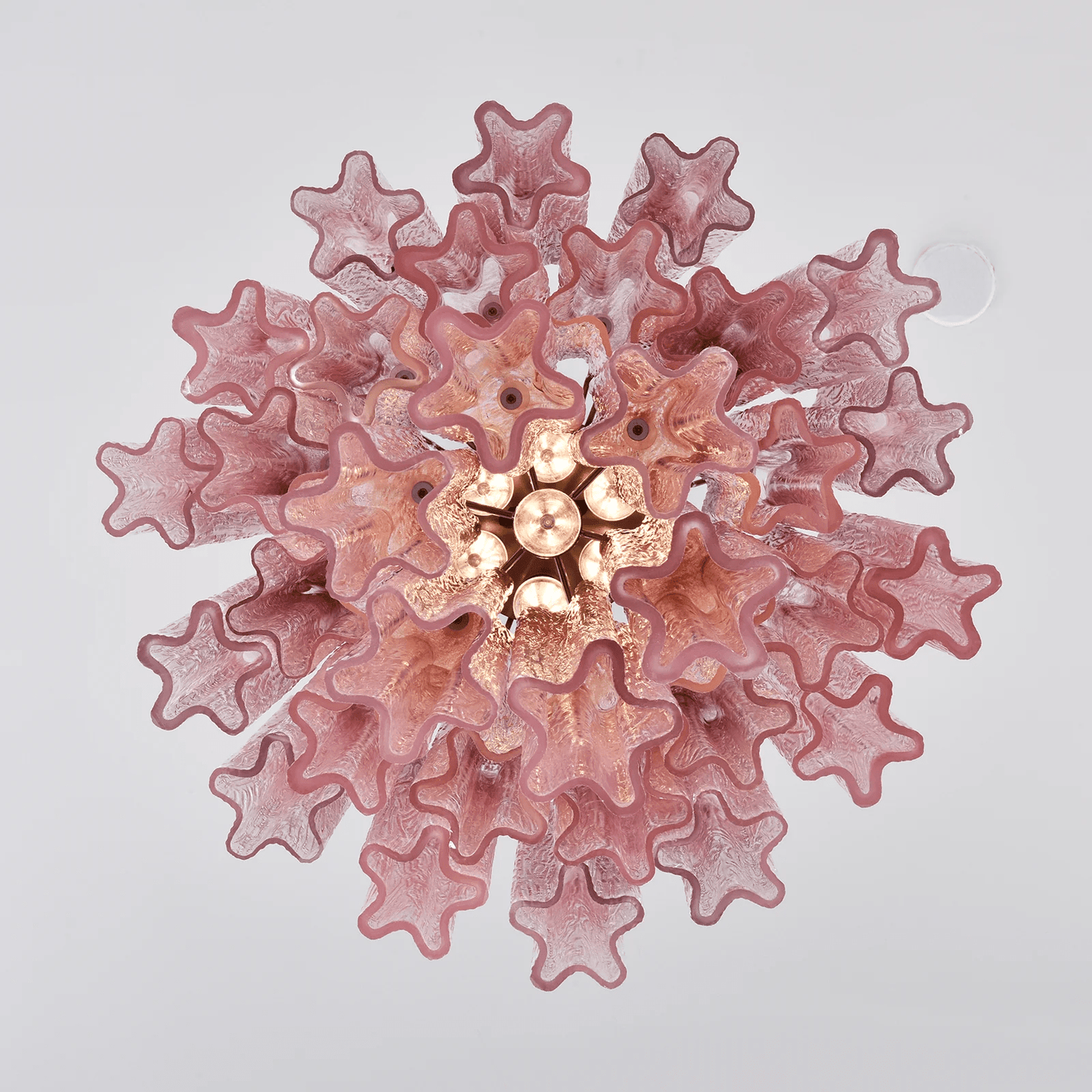 Elegant Rosata Glass Chandelier - Crystal Accents & Adjustable Height