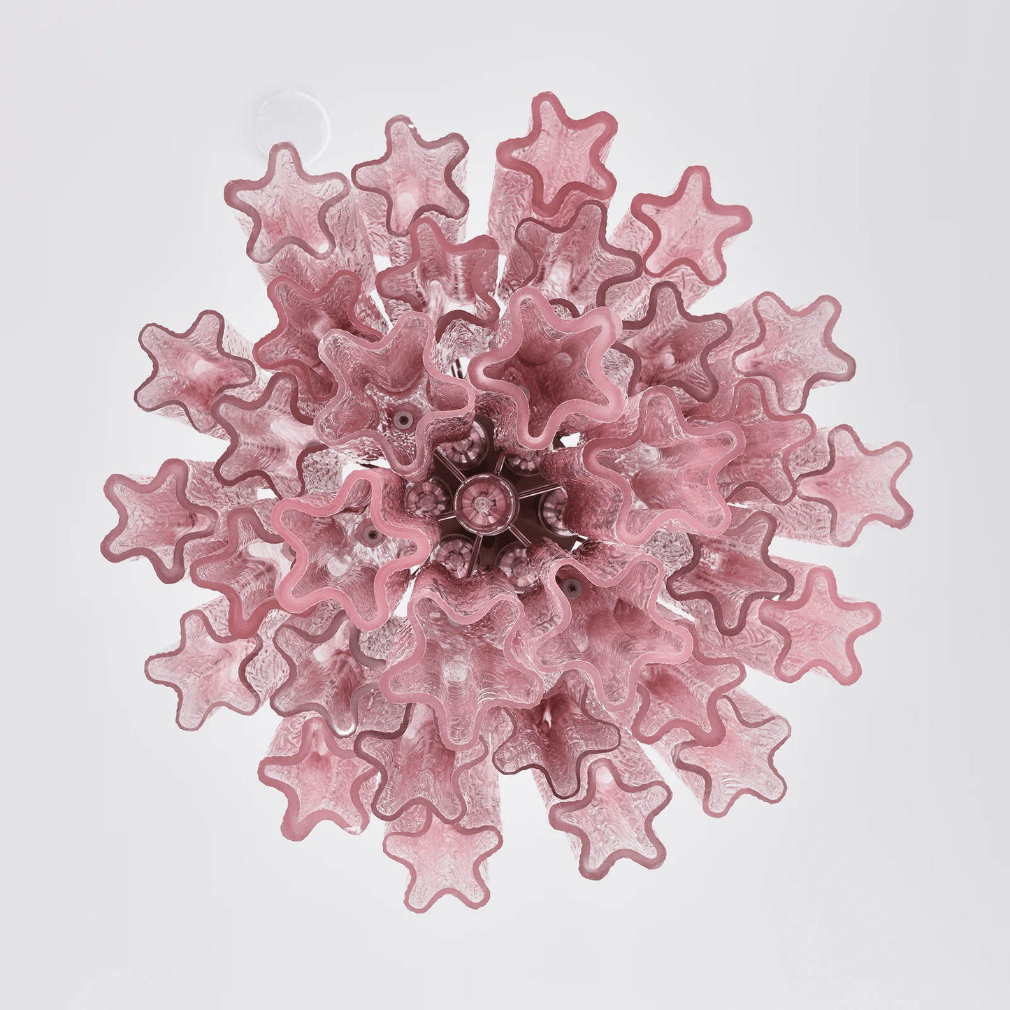 Elegant Rosata Glass Chandelier - Crystal Accents & Adjustable Height
