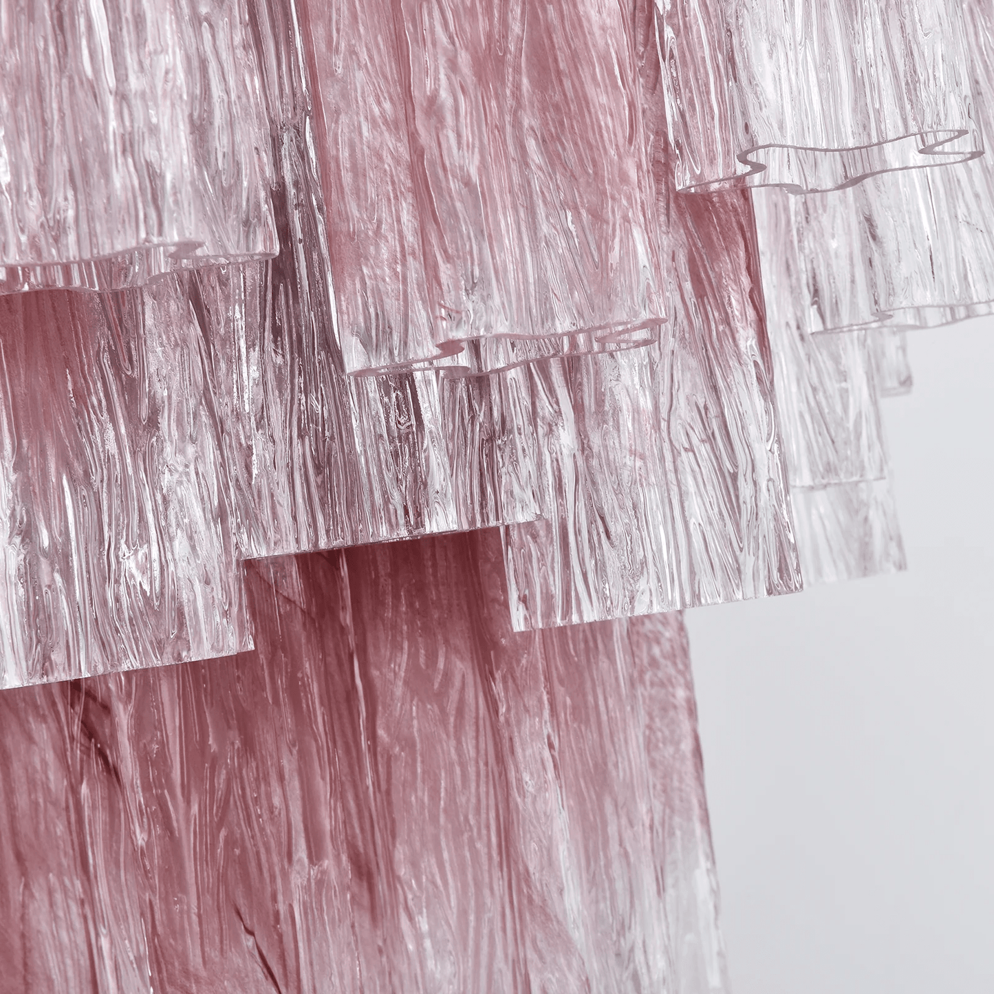 Elegant Rosata Glass Chandelier - Crystal Accents & Adjustable Height