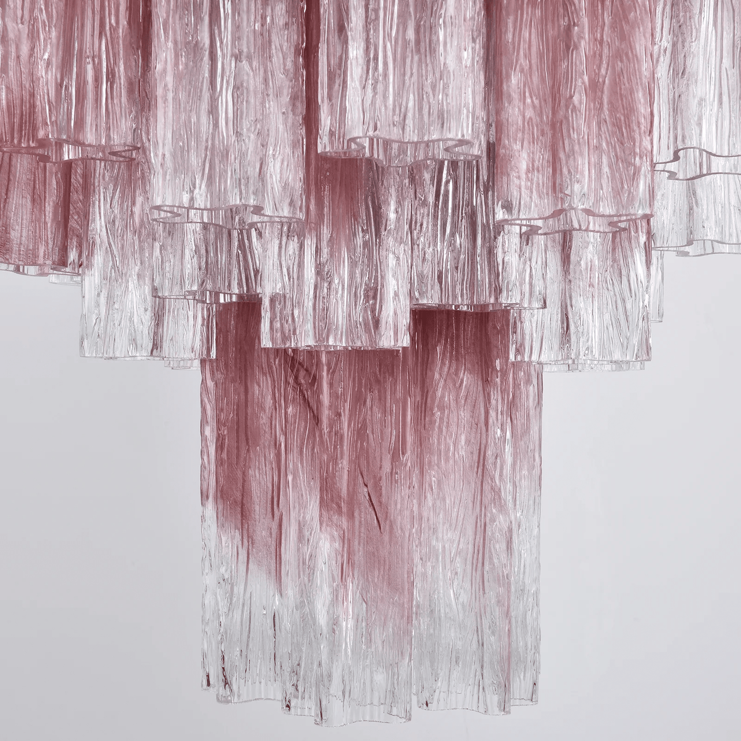 Elegant Rosata Glass Chandelier - Crystal Accents & Adjustable Height
