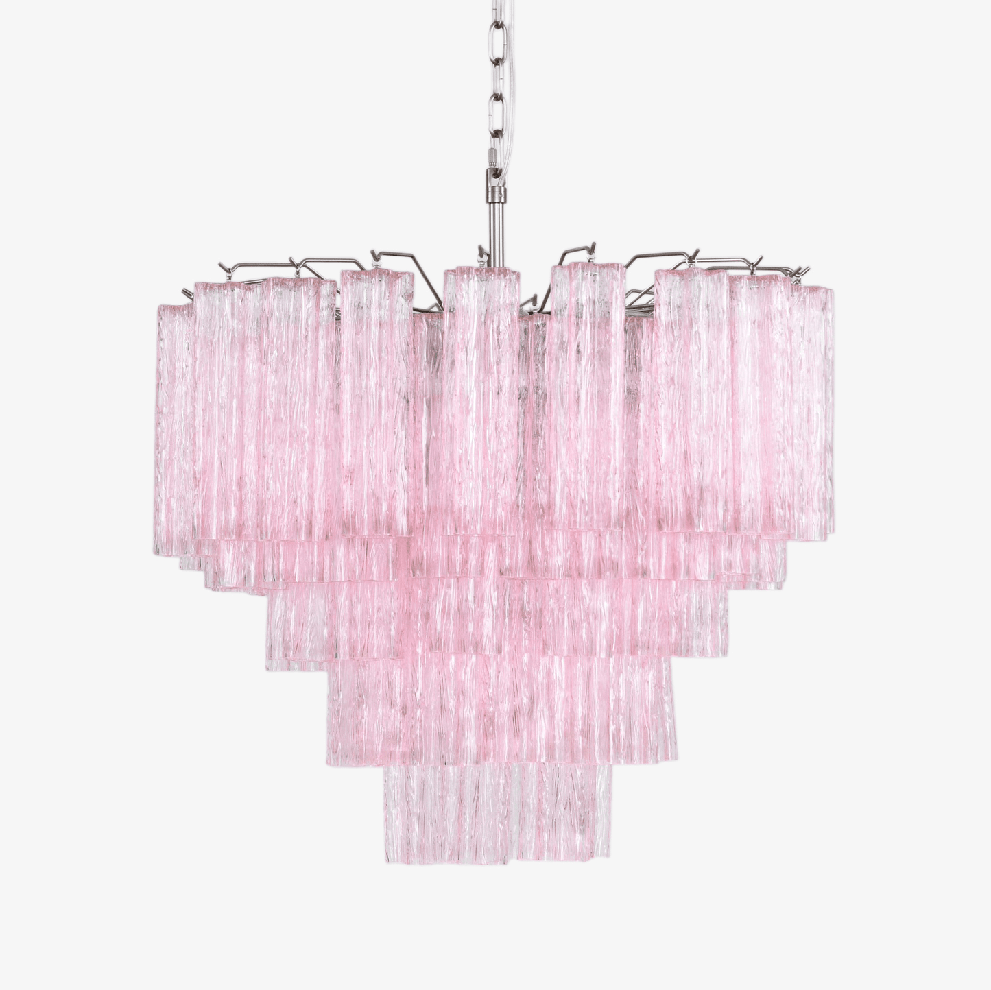 Lucente Rosa Crystal Chandelier - Elegant Design, Adjustable Height