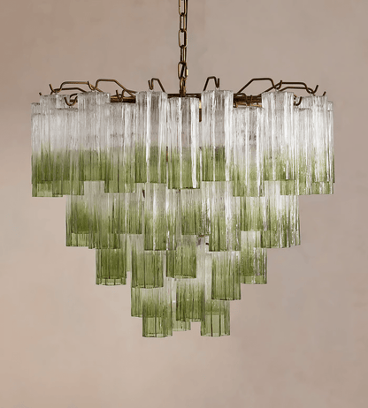Chiara Chandelier - Elegant Crystal Design with Adjustable Height