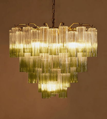 Chiara Chandelier - Elegant Crystal Design with Adjustable Height