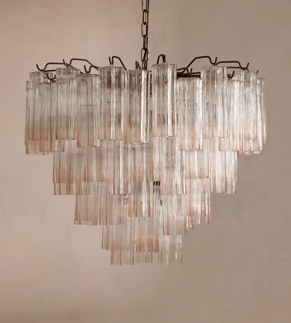Chiara Chandelier - Elegant Crystal Design with Adjustable Height