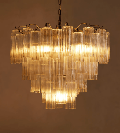 Chiara Chandelier - Elegant Crystal Design with Adjustable Height