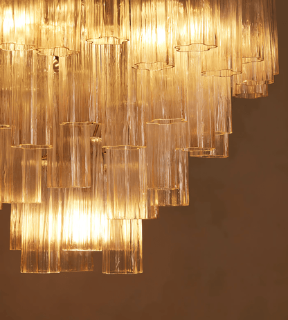 Chiara Chandelier - Elegant Crystal Design with Adjustable Height