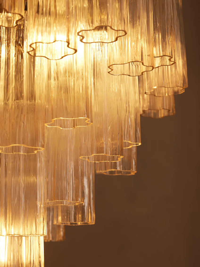 Chiara Chandelier - Elegant Crystal Design with Adjustable Height