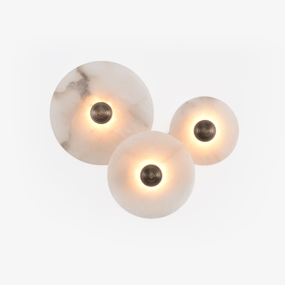 Nayra Alabaster Wall Lamp - Elegant Design with Adjustable Light Direc